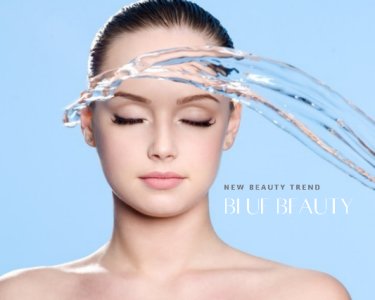 Women Blue Beauty
